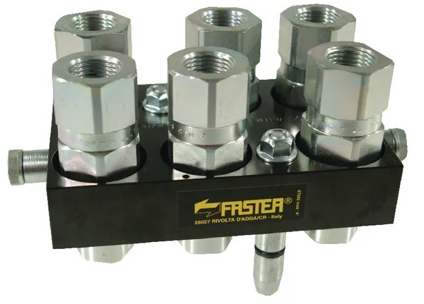 Snabbkoppling Multifaster P608 6 x 1/2" (maskindel) - Hydraulik - 8023453670912 - 1