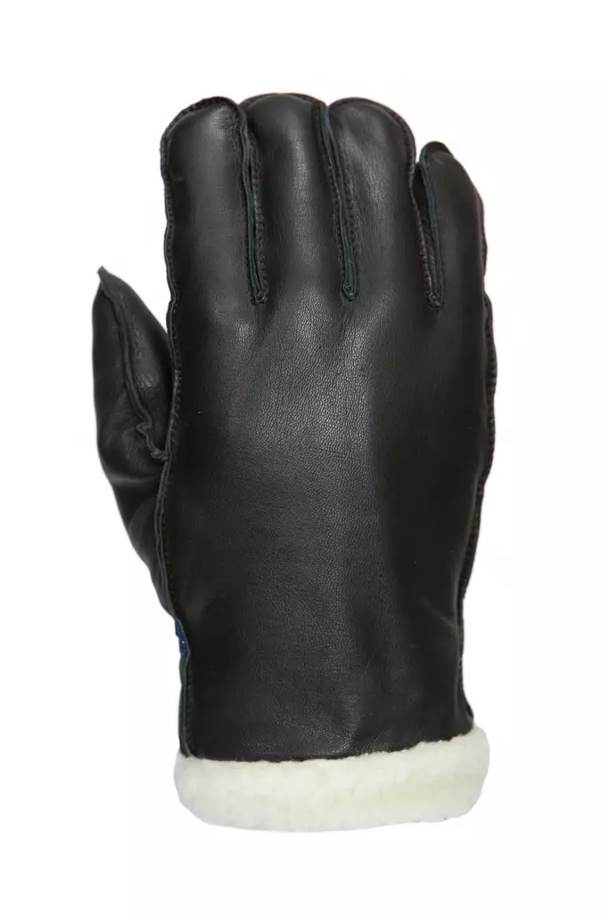 Skinnhandske för vinter med teddyfoder svart - Arbetshandskar - 6418326250582 - 1