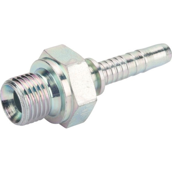 Krympslanganslutning DN06 1/4" BSP han - Hydraulik - 8716106441242 - 1