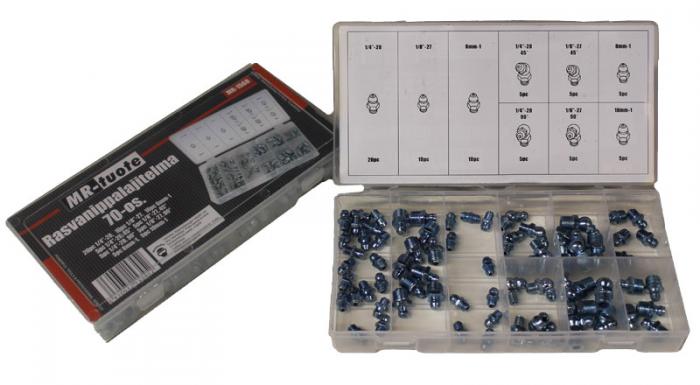 Fettkopplingssats 70-delar - Fetpressar och pumpar - 6430032153452 - 1