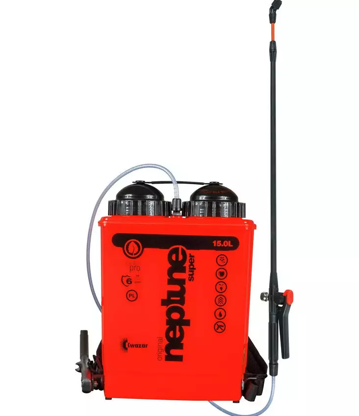 Ryggspruta Neptune 15 liter - Vattenkannor, sprayflaskor - 5904447001062 - 1
