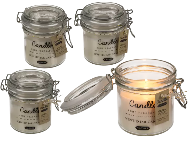 Doftljus i glasburk - Ljusstakar - 4029811436712 - 1