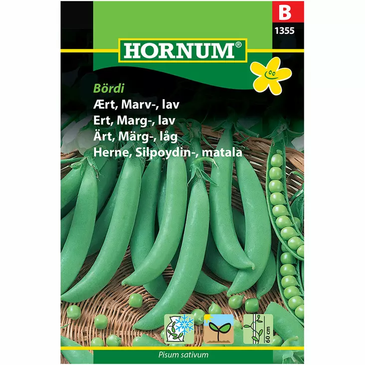 Sockerärta ´Bördi´ - Frön och sättpotatisar. - 5708787013552 - 1