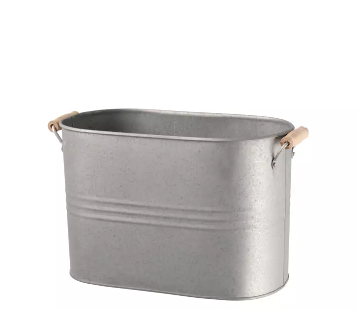 Zinkskål oval 30x15x20 cm - Krukor, vaser, korgar - 6410416131962 - 1