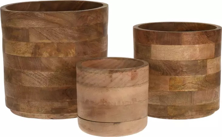 Skyddskrukor i trä - Krukor, vaser, korgar - 8720573122092 - 1
