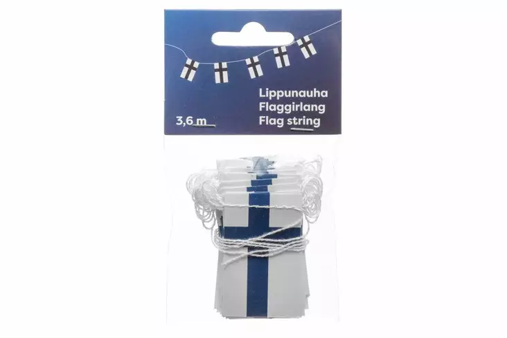 Finsk flaggband 3,6 m - Juldekorationer - 6410412937582 - 1