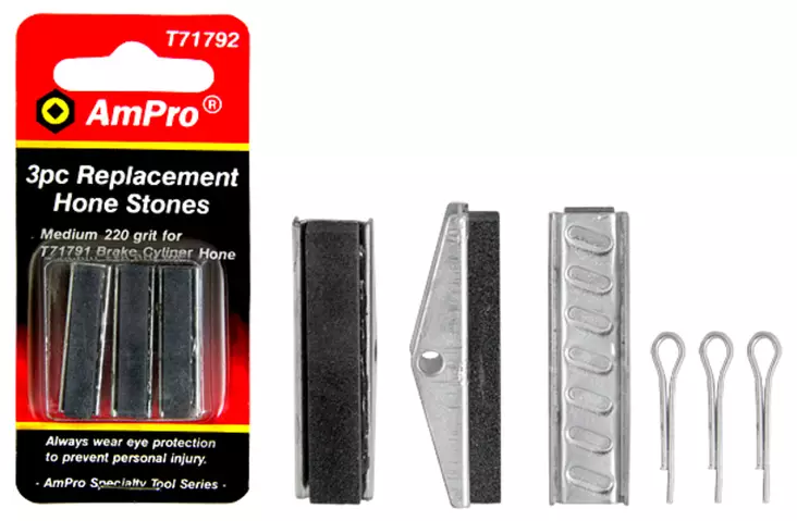 Slipstenar för bromscylindrar 3 st 30 mm - Verkstadsverktyg - 795609717922 - 1