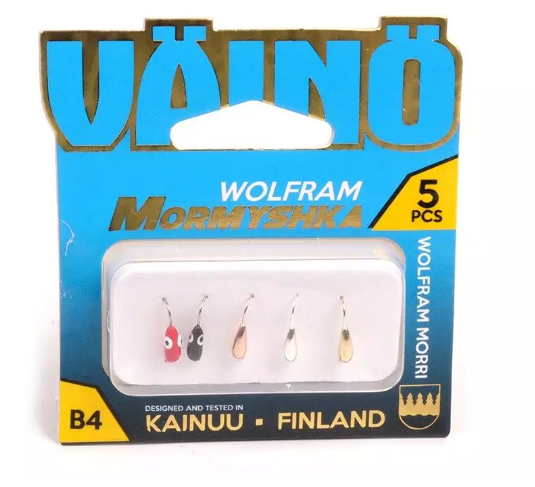 Väinö Banan #5 5-pack grundfärg - Mormyskor och färgkrokar - 6438212101422 - 1