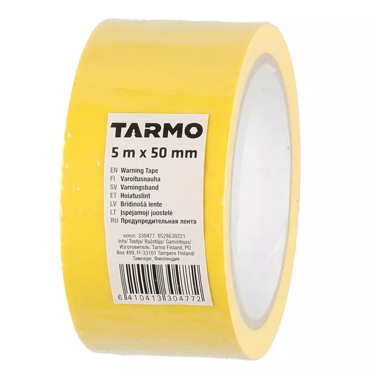 Varningsband gul 50 mm 5 m - Andra avskräckningsmedel - 6410413304772 - 1