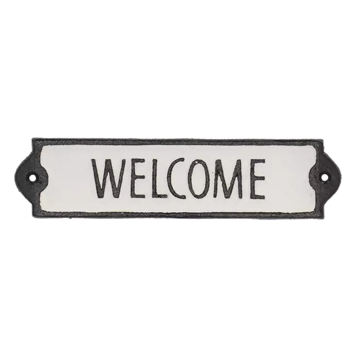 Välkommen skylt i gjutjärn - Andra vackra saker - 8714982258992 - 1