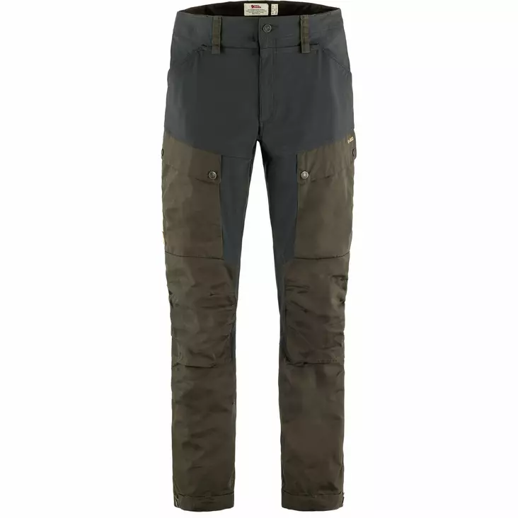 Fjällräven Keb Trousers M Regular Dark Olive-Mörk Grå - Friluftskläder - 7323450989132 - 1