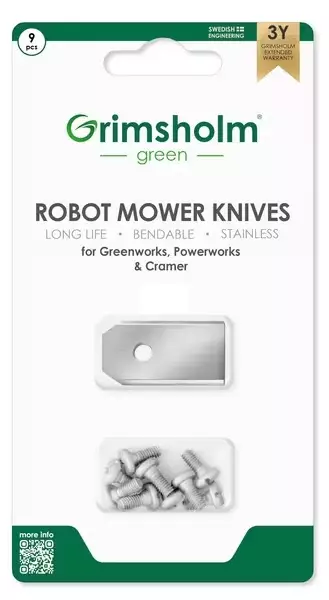 Knivar för robotgräsklippare 35 x 18 x 0,6 mm - - 7333272011652 - 1