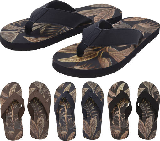 Mäns sandaler med mönstrad sula - Friluftskläder - 8719987798962 - 1