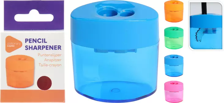 Kugghjulsspetsare med behållare - Kontorsmaterial - 8720573578172 - 1