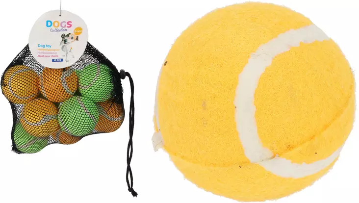 Tenniskula 10 st/förpackning - Husdjursleksaker - 8721037043212 - 1