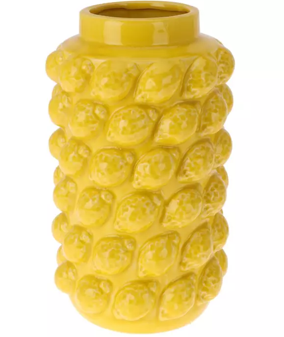 Citronvas gul 26x16 cm - Krukor, vaser, korgar - 8721037378802 - 1