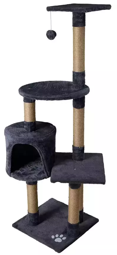 Kattens klätterträd 40x40x140 cm - Husdjursleksaker - 8721037740562 - 1