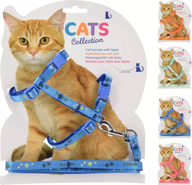 Kattsele och koppel - Koppel och halsband - 8720573822312 - 1