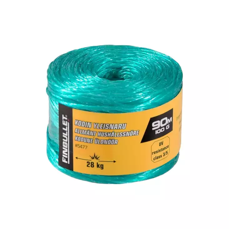 Hemsnöre 100g 90m PP grön - Repar, repen - 6438152054772 - 1
