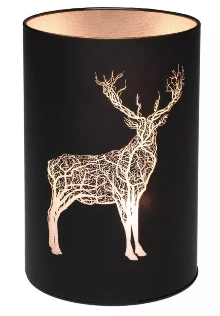 Glasdekoration med LED-lampor ren - Stämningsbelysning - 6410413217102 - 1