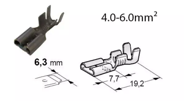 Anslutning för förpressad 4-6mm - Bilbelysning och elektriska tillbehör - 1701652 - 1