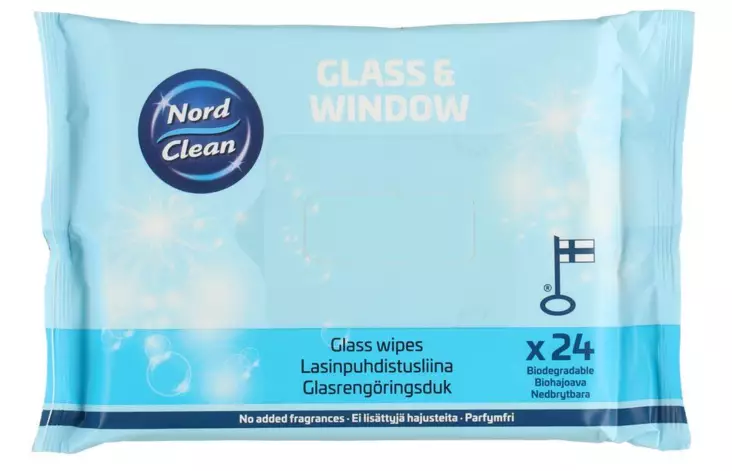 Nord Clean Lasin rengöringsduk 24 st - Allrengöring - 6410416333632 - 1