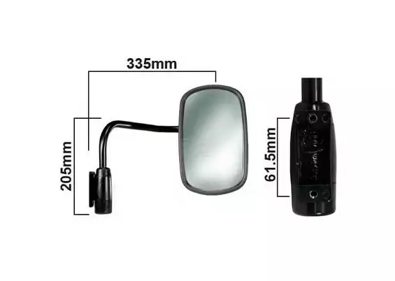 Spegelset konvex vänster - Hytt och kaross - 5035776857812 - 1