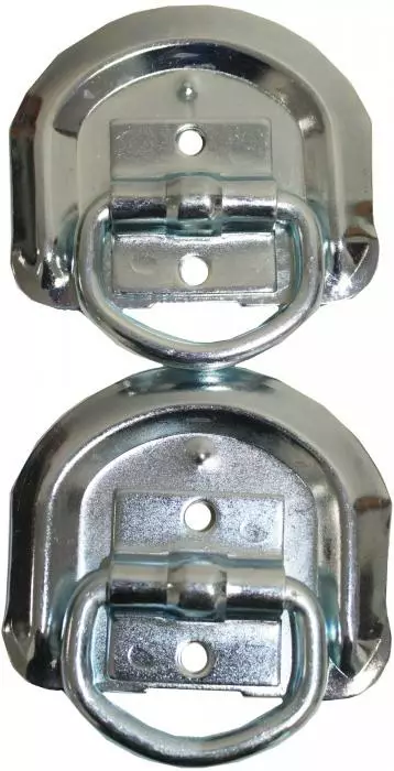 Kopplingsöglor för släp 2 st, 7 mm ring - Släpvagnstillbehör - 6430074696252 - 1