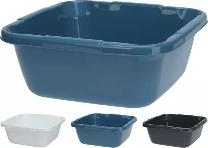 Kvadratisk tvättskål 14 liter - Hinkar, fat - 8720573431682 - 1