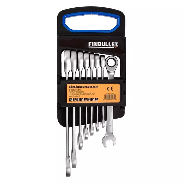 Spärrnyckelsats 8-delad - Fast nyckelringar - 6430017701852 - 1