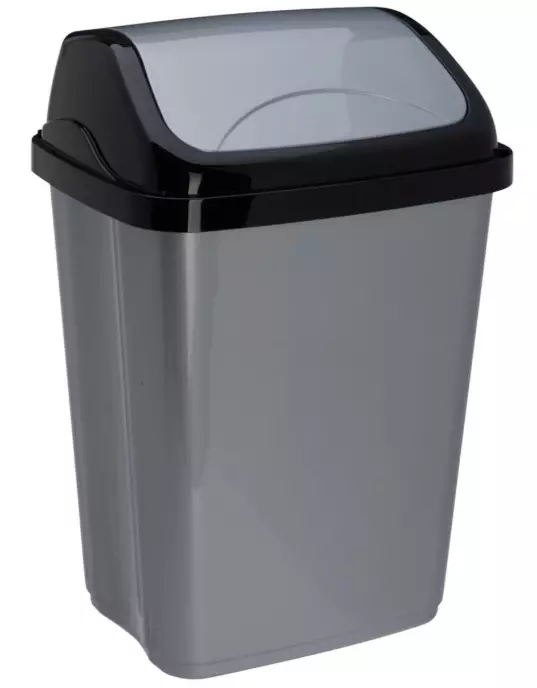 Soppkorg med svängande lock 16 liter - Avfallshantering - 8719987314032 - 1