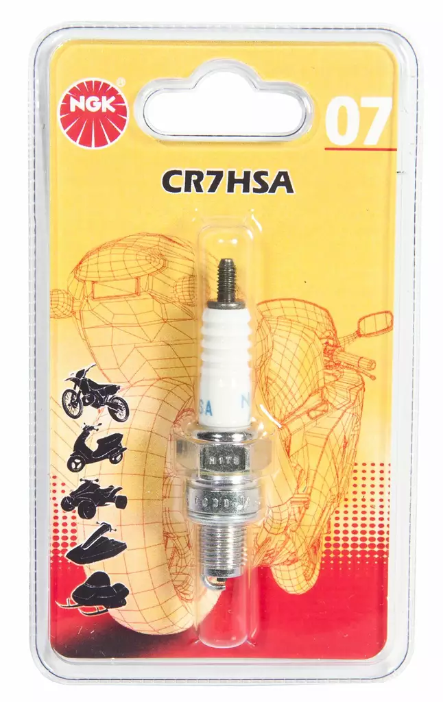 Tändstift CR7HSA röd nr 7 - Tändstift - 0087295060162 - 1