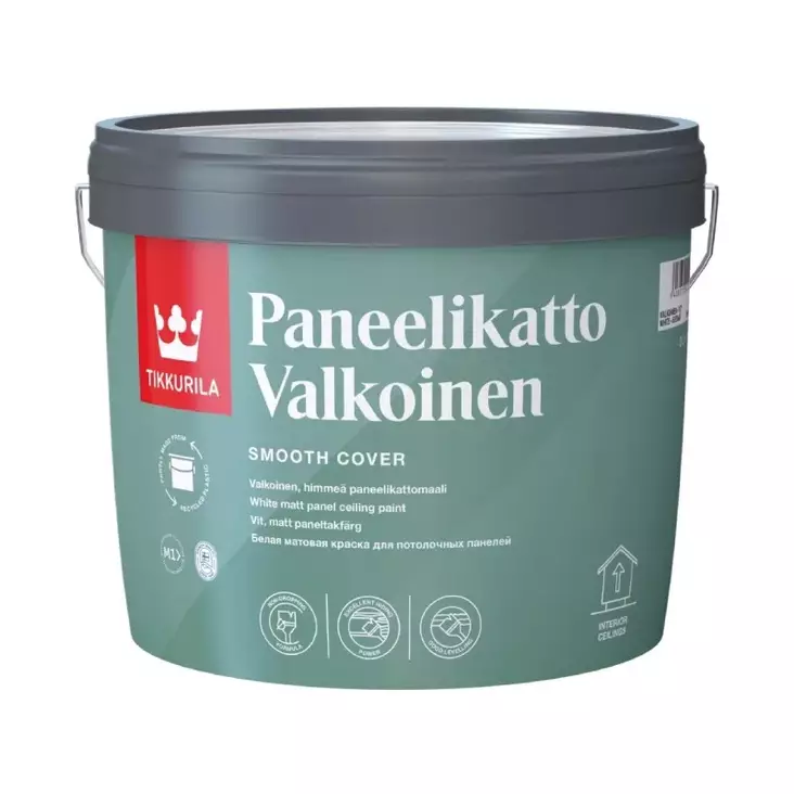 Tikkurila Paneltak Vit - Inomhusfärger - 6408070044452 - 1