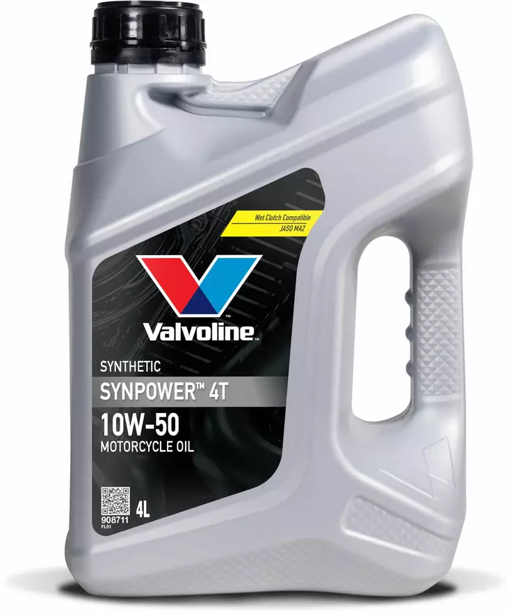 Valvoline Synpower 4T 10W-50 motorolja 4 l - Motoroljor - 8710941018812 - 1