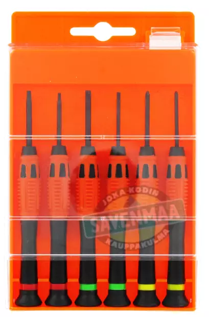 Urmakerisats 6-delad - Precision skruvmejslar - 8714892714083 - 1