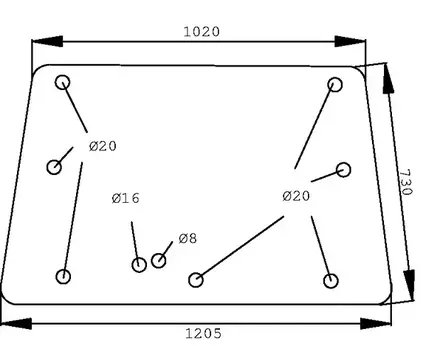 Bakrute (MF 3306547M2) - Hytt och kaross - 3660980021173 - 1