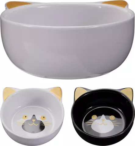Keramisk kattskål - Matkålar - 8721037746953 - 1