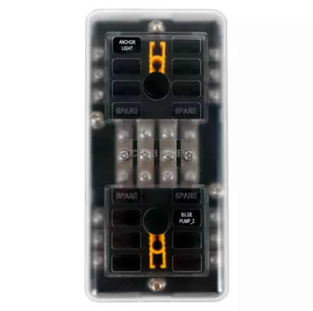 Arctic Marine Säkringslåda 12-säkringar DUAL 12V-24V - Andra båttillbehör - 6418536032763 - 1