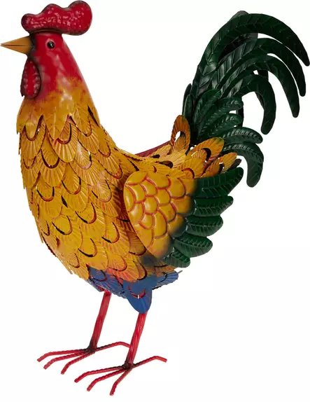 Kukko trädgårdsstaty 45 cm - Trädgårdsskulpturer, dekorationer - 8721037871143 - 1