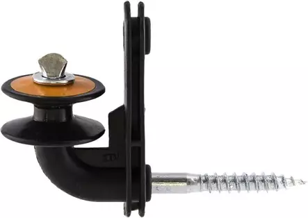 Hörn-/mellanisolator svart 5 st - Isolatorer - 8713235029013 - 1