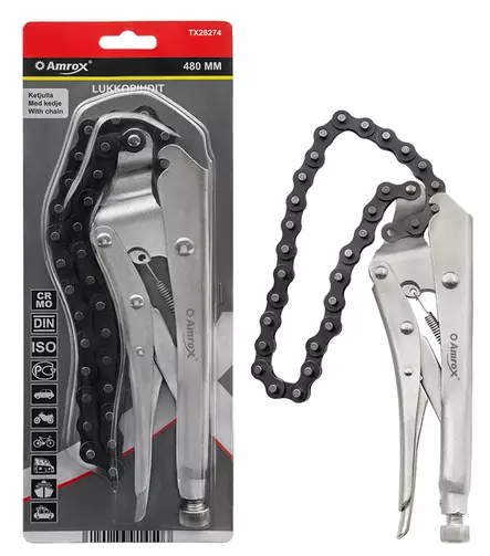 Låsgripare med kedja 480 mm - Tänger och skärare - 6420286914503 - 1