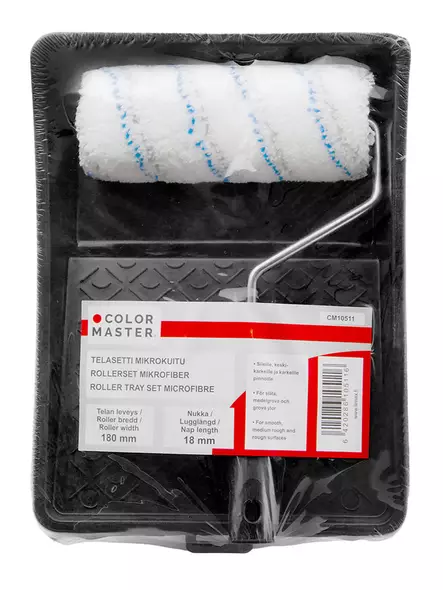 Telasetti mikrofiber 230mm 3-delar - Målningsverktyg - 6420286105123 - 2