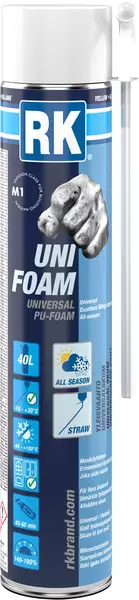 Uretan-skum RK Uni Foam 750ml All Season pip -10 °C - Andra byggkemikalier - 6418091021813 - 1