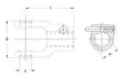 Gaffel AG, 8x32x38 mm, W2300/P300 - Gafflar - 8435194012713 - 2
