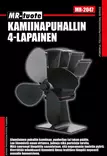 Kaminfläkt 4-bladig - Eldstadstillbehör - 6430032158983 - 2
