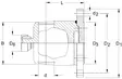 Gaffelkoppling FG, 160 mm, P480 - Gafflar - 8432970152793 - 2