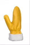 Läderhandskar med teddyfleece, gul - Arbetshandskar - 6418326310583 - 2