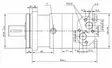 Orbitalmotor 160 cm³ - Hydraulik - 8719493051803 - 4