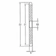 Platt kedjeskiva 1" x 17 mm (16B-1) 13 tänder - Rullkedjor - PW113 - 2