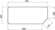 Bakhurt glas, nedre (CNH 82000485) - Hytt och kaross - 3660980006293 - 1